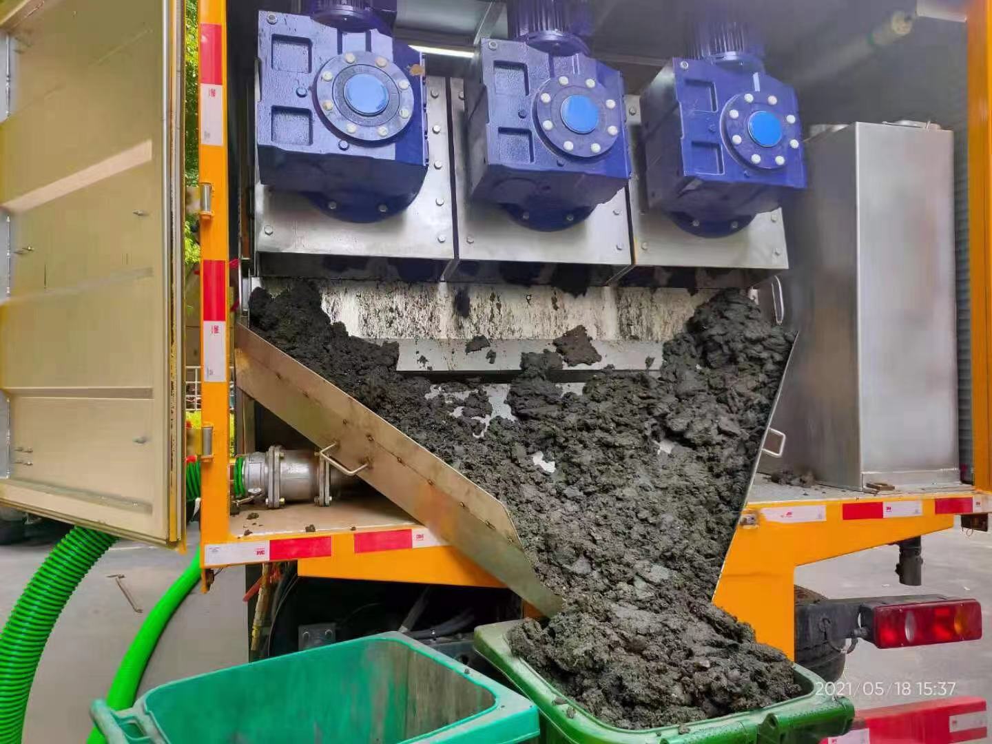 工农化粪池清掏城市维护站-泥浆净化干湿分离处理